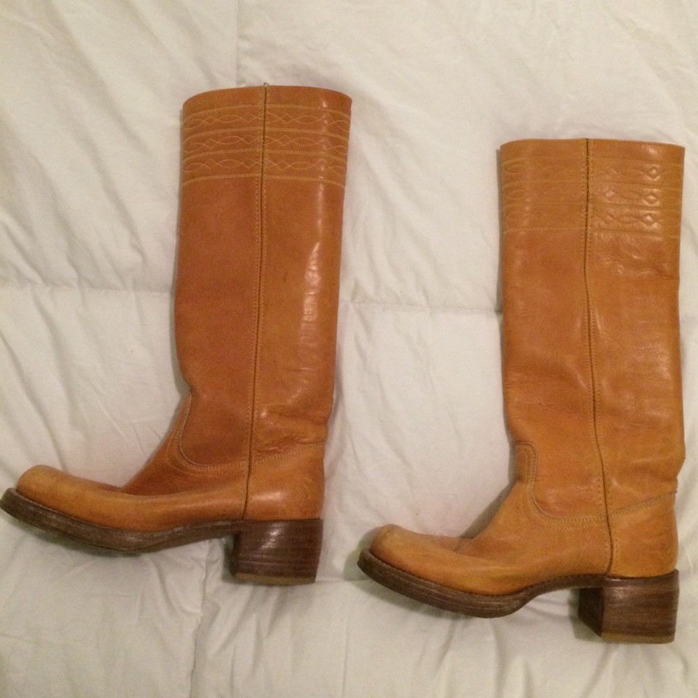 Vintage Frye Tall Campus Boots 7B